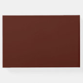 金ゴールドエレガントブルゴーニュフローラキンセアニェラ ゲストブック (裏面)