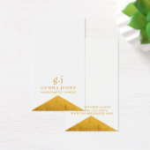 金ゴールドエレガントホワイトフォイルエッジイヤリングジュエリー (デスク)