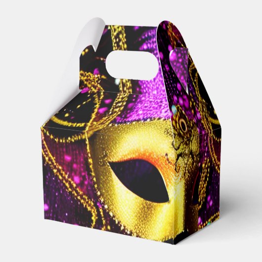 金ゴールドエレガントマスク切り妻 フェイバーボックス (裏面サイド)