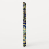 金ゴールドエレガントマンダラフラワーズブルーネブラ Case-Mate iPhoneケース (裏面/左)