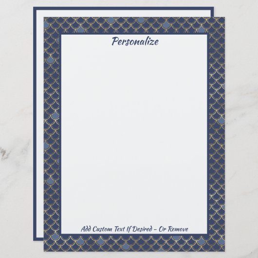 金ゴールドエレガントマーメイドはかりで測海ビーチテーマ (正面/裏面)