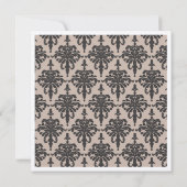 金ゴールドエレガントメタリック50周年記念パーティー 招待状 (裏面)