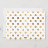 金ゴールドエレガントメリークリスマス書道写真 シーズンカード (裏面)