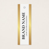 金ゴールドエレガントラグジュアリーブティックアパレルプライスラベル (正面)