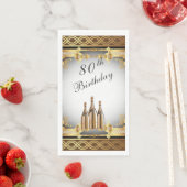 金ゴールドエレガントリム80th誕生日パーティー (インサイチュ)