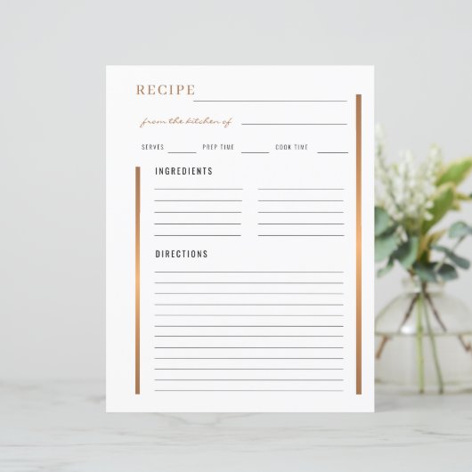 金ゴールドエレガントレシピの台所から空白の (スタンド正面)