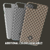 金ゴールドエレガントレトロ花柄モノグラム Case-Mate iPhoneケース