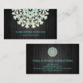 金ゴールドエレガントロータロゴヨガメディテーションウェルネスB 名刺 (正面/裏面)