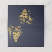 金ゴールドエレガントワインテイスティングカード プレイスカード (外部開封)