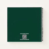 金ゴールドエレガント世界地図と飛行機、旅行ジャーナル ノートブック (裏面)