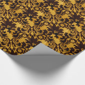 金ゴールドエレガント及びブラックギフト包装紙 ラッピングペーパー (角)