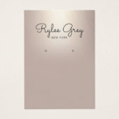 金ゴールドエレガント及びループ耳飾りディスプレイ (正面)