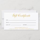 金ゴールドエレガント及び白書 (裏面)