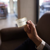 金ゴールドエレガント及び金属銀 名刺