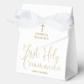 金ゴールドエレガント台本第一聖餐式 フェイバーボックス (正面)