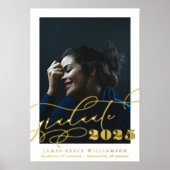 金ゴールドエレガント大学院写真クラス 箔ポスター (正面)