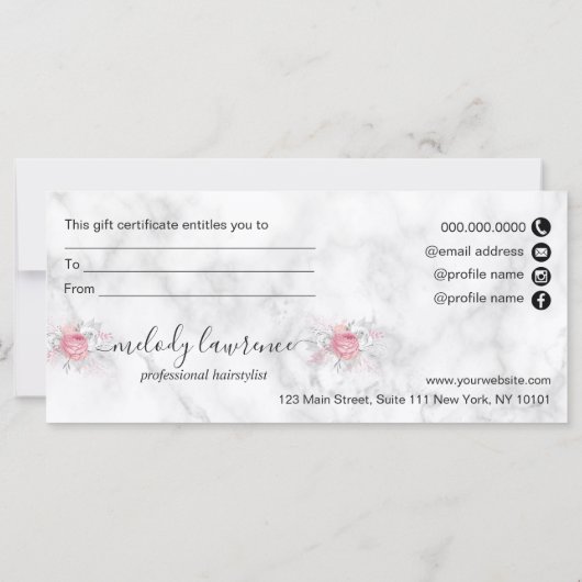 金ゴールドエレガント大理石のはさみ (裏面)