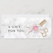 金ゴールドエレガント大理石のはさみ (正面)