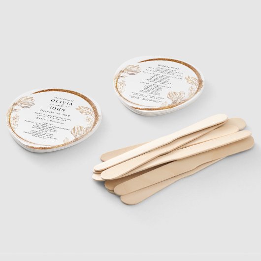 金ゴールドエレガント大理石フローラグリーンリーハンドファン ハンドファン (組立なし)