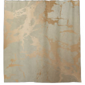 金ゴールドエレガント大理石 シャワーカーテン (正面)