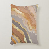 金ゴールドエレガント大理石：スタイル設定された背景。 アクセントクッション (正面(垂直))
