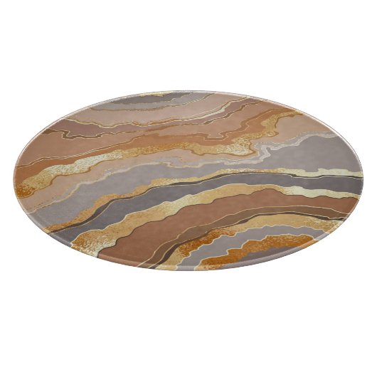 金ゴールドエレガント大理石:スタイル設定された背景。 カッティングボード (角)