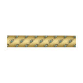 金ゴールドエレガント孔雀 招待状ベリーバンド (フラット)