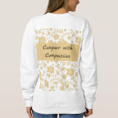 金ゴールドエレガント感動的 スウェットシャツ (裏面)