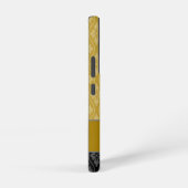 金ゴールドエレガント日本の立和久模様 SAMSUNG GALAXYケース (右側面)