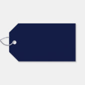 金ゴールドエレガント書道楽しいクリスマスプレゼントラベル ギフトタグ (裏面横)