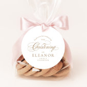 金ゴールドエレガント書道《キリスト教》洗礼式や命名式ありがとう フェイバータグ