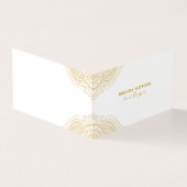 金ゴールドエレガント曼荼羅 名刺 (外部)