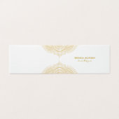 金ゴールドエレガント曼荼羅 名刺 (外部フラット)