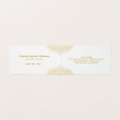 金ゴールドエレガント曼荼羅 名刺 (内部フラット)