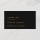 金ゴールドエレガント曼荼羅ID353 名刺 (裏面)