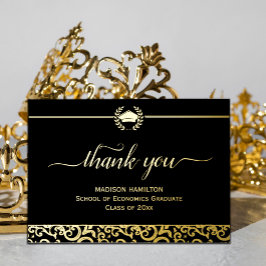 金ゴールドエレガント枠卒業箔カード 箔シーズンポストカード