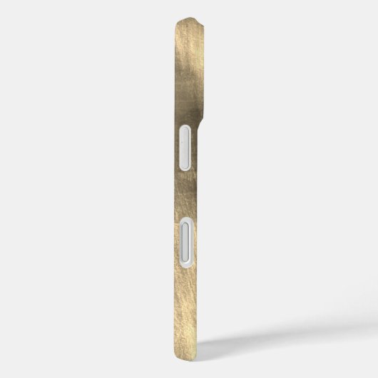 金ゴールドエレガント白黒大理石モノグラム追加 Case-Mate iPhoneケース (裏面 / 右)