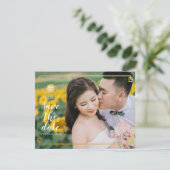 金ゴールドエレガント竹と二重の幸福中国の セーブザデート (スタンド正面)