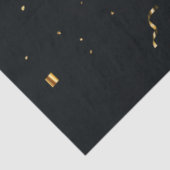 金ゴールドエレガント紙吹雪ブラックティッシュペーパー 薄葉紙 (詳細)