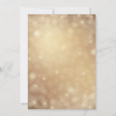 金ゴールドエレガント結婚式招待状 招待状 (裏面)