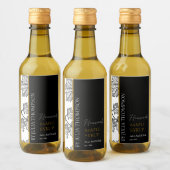 金ゴールドエレガント自家製メープルシロップのラベル ワインラベル (ボトル)