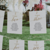 金ゴールドエレガント表3座席表 招待状