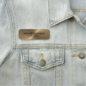 金ゴールドエレガント金属プロフェッショナル事業 名札 (インサイチュ)