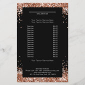 金ゴールドエレガント銅の両側フライヤー チラシ (正面)