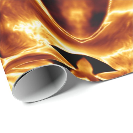 金ゴールドエレガント銅クリスマススターシック光沢 ラッピングペーパー (ロールコーナー)