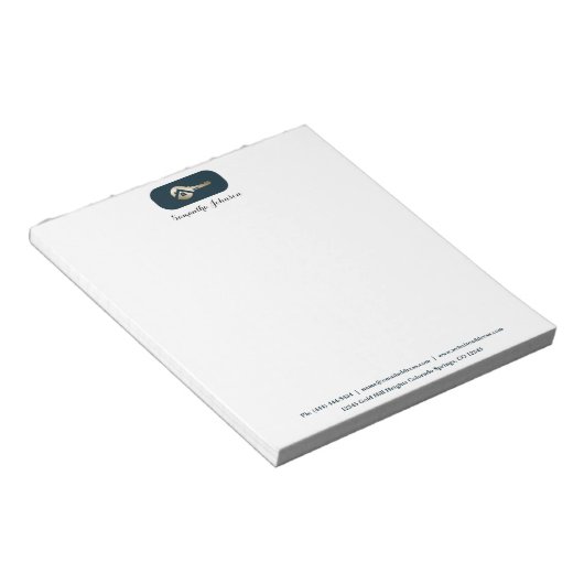 金ゴールドエレガント鍵ブルースプルース不動産仲介業者メモ帳 ノートパッド (アングル)