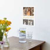 金ゴールドエレガント院卒期卒業記念 箔ポスター (レイダウン (キッチン))