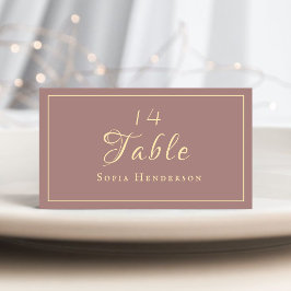 金ゴールドエレガント類型結婚式の受付テーブル プレイスカード