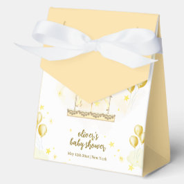 金ゴールドエレガント魔法バルーン回転木馬ベビーシャワー フェイバーボックス