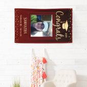 金ゴールドエレガント2022年写真の卒業クラス 横断幕 (インサイチュ)